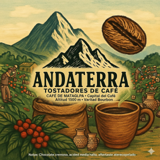 Café de Matagalpa Nicaragua - Variedad Bourbon 1500m | Andaterra