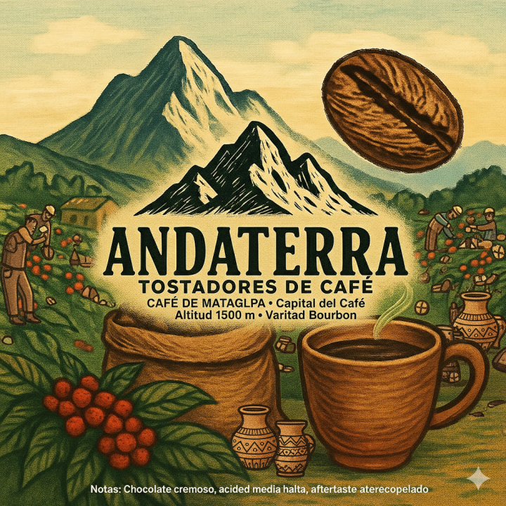 Café de Matagalpa Nicaragua - Variedad Bourbon 1500m | Andaterra